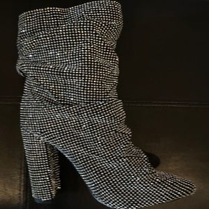 Rhinestone Boots, size 8